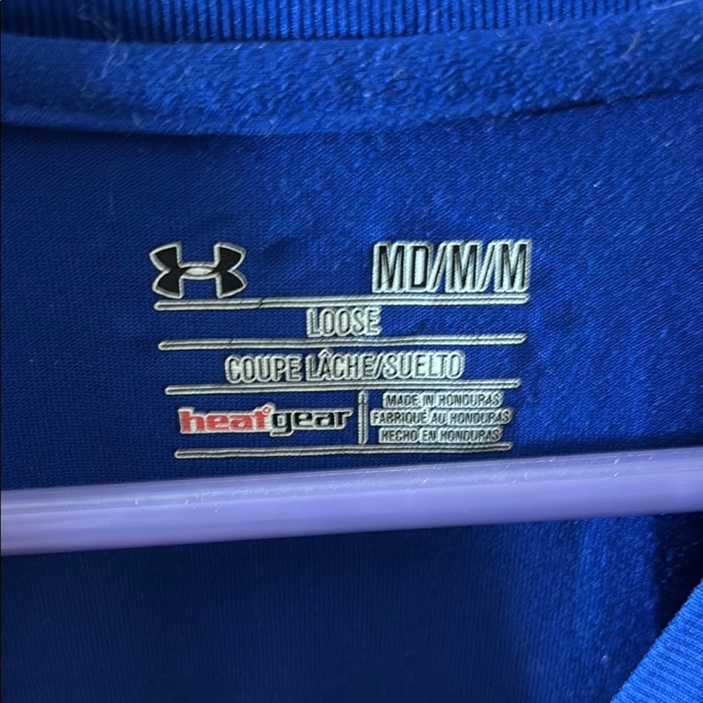 Under Armour Men's Blue T-Shirt - Picture 3 of 5